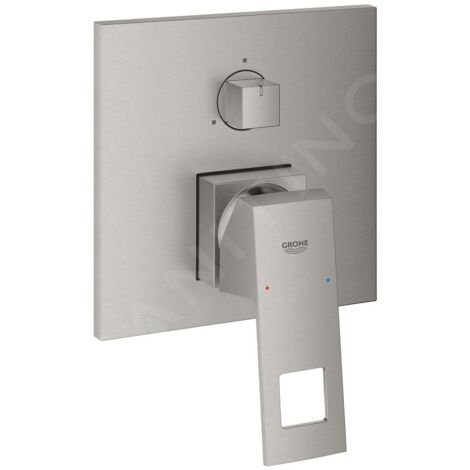 GROHE 24094DC0 Mitigeur monocommande Eurocube 24094 FMS pour 35600 commande 3 voies supersteel (1/5)