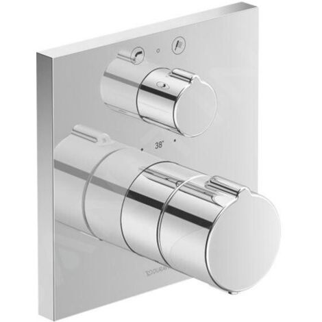 DURAVIT C15200017010 C.1 Thermostat de baignoire encastré avec arrêt/ (1/2)