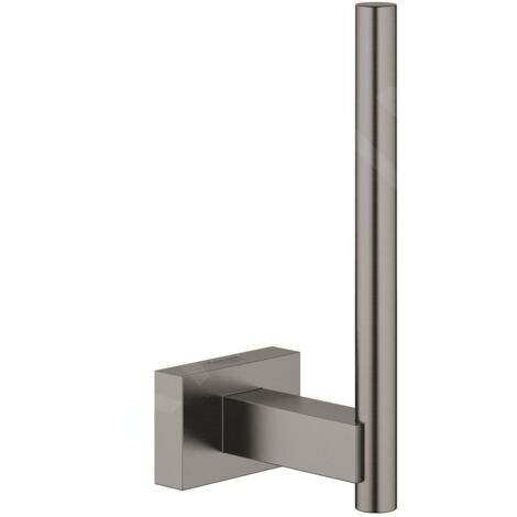 GROHE 40623AL1 Porte-papier de rechange Essentials Cube 406231 graphite dur brossé (1/3)