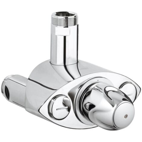 GROHE 35085000 Mitigeur thermostatique Grohtherm XL 35085 montage mural DN25 chromé (1/3)