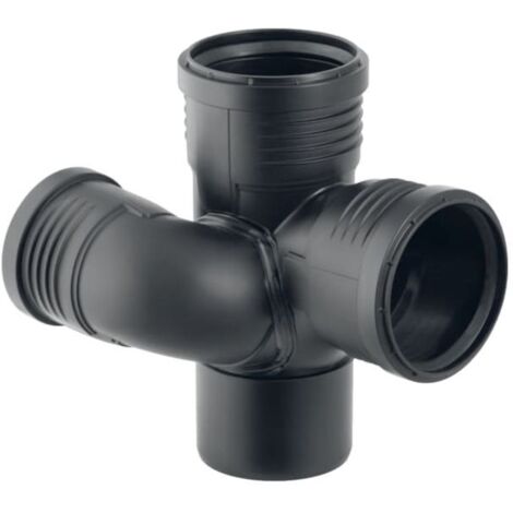 Geberit 390563141 Coude de dérivation Silent-PP 87,5° (1/4)
