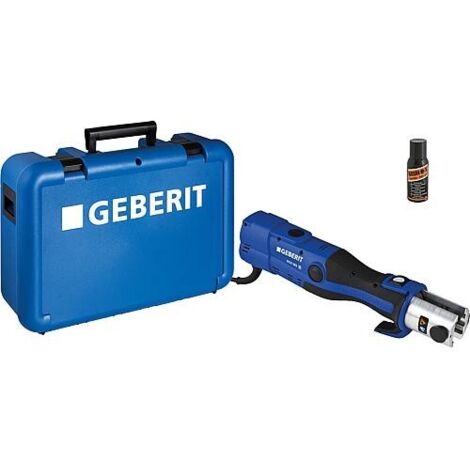 Geberit – Presse hydraulique sertisseuse ECO 203 – 230V – Force de pression élevée – Mallette de transport incluse – Compatible mâchoires (2)