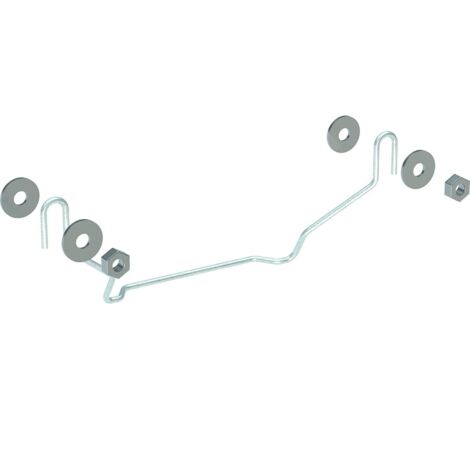 Geberit 551062000 Jeu de fixation pour demi-colonne (1/2)