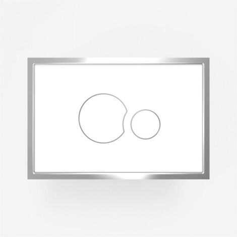 Sanit plaque de recouvrement SK706 en plastique affleurant blanc-alpin. SK706 (1/3)