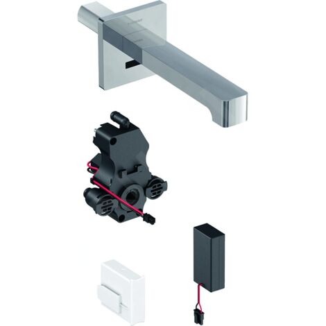Geberit 116274211 Brenta Robinet lave-mains mural, montage mural, mitigeur (1/5)