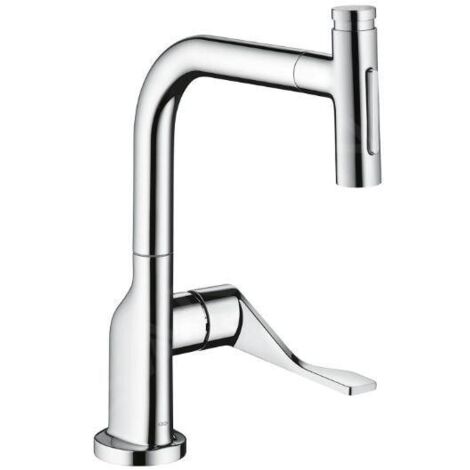 Axor Citterio - Mitigeur d'évier avec douchette extractible, sBox, chrome 39862000 (1/5)