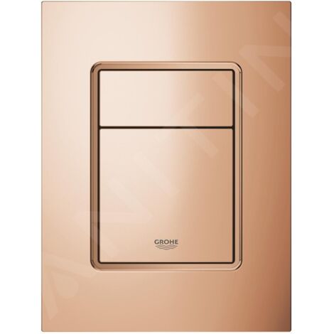 GROHE 37535DA0 Plaque de commande WC Skate Cosmopolitan S 37535 2 volumes/Démarrage&Arrêt warm sunset (1/4)