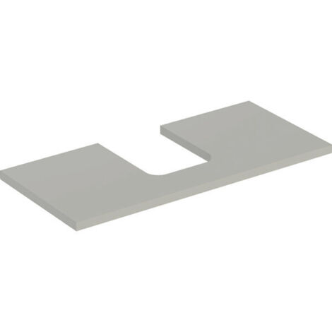 Geberit 505274007 ONE cache-chasse d'eau WT en acier inoxydable pour cuvette AWT, forme coque (1/3)