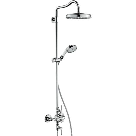 Axor Montreux - Showerpipe avec mitigeur thermostatique et douche de tête 1 jet, chrome 16572000 (1/4)