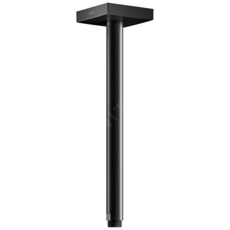 Keuco Edition 300 - Bras de douche au plafond, longueur 300 mm, noir mat 53089370302
