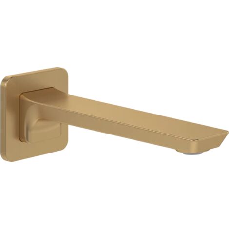 Bec de baignoire VILLEROY ET BOCH Subway 3.0 montage mural Brushed Gold (1/3)