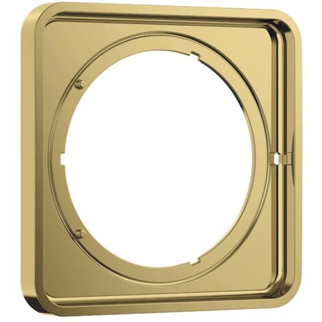 Axor ShowerSelect ID - Plaque d'adaptation 17x17 cm, aspect doré poli 13640990 (1/2)