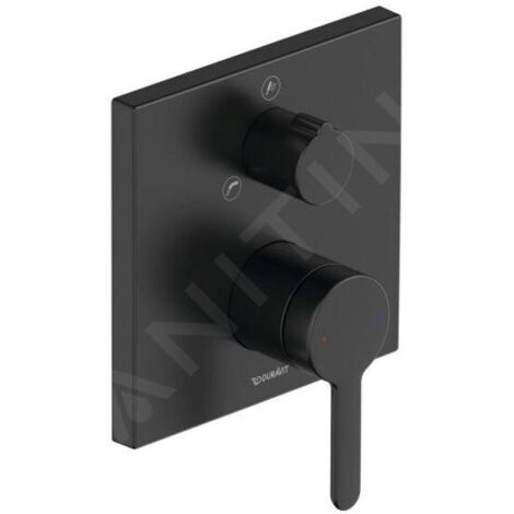 Duravit C.1 Mitigeur monocommandé encastré pour baignoire, rosace (1/2)