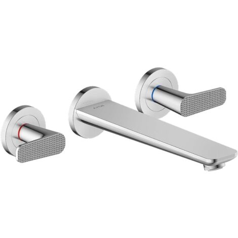 AXOR 49483000 Ensemble fini 3 trous Mitigeur bain murale encastré (1/2)