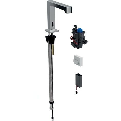 Geberit 116198211 Brenta robinet lave-mains, montage sur pied, mitigeur. (1/4)