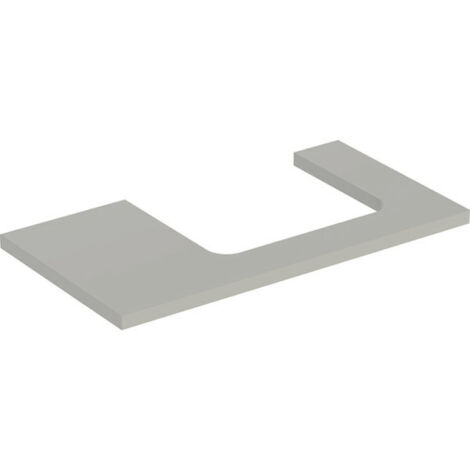 Geberit 505323007 plaque WT ONE, découpe à droite, pour AWT (1/2)