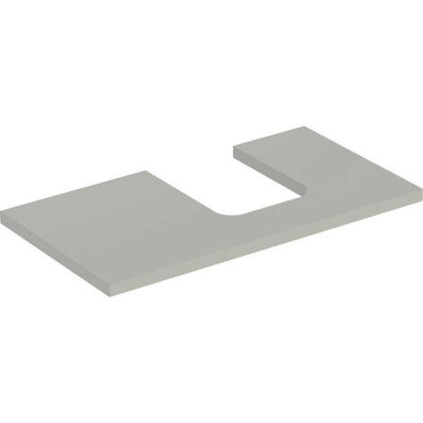 Geberit 505313007 ONE plaque WT. En acier pour cuvette AWT forme d'écuelle (1/2)