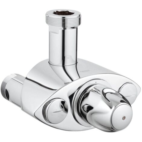 GROHE 35087000 Mitigeur thermostatique Grohtherm XL 35087 Montage mural DN32 chromé (1/3)