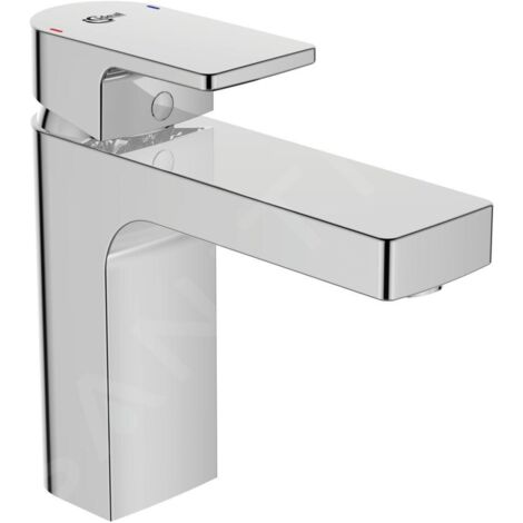 Ideal Standard Mitigeur de lavabo Edge, 5 l/min, sans garniture de vidage, saillie 125mm, Chromé, A7105AA (1/4)