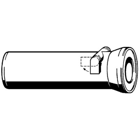 tuyau Viega connexion de toilette DN100, blanc de 400 mm de longueur (1/2)