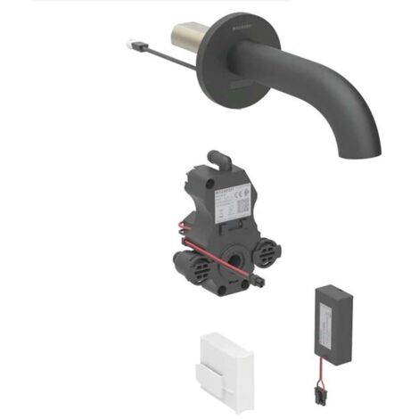 Geberit 116284141 Piave robinet d'arrêt mural, montage mural, batterie (1/2)