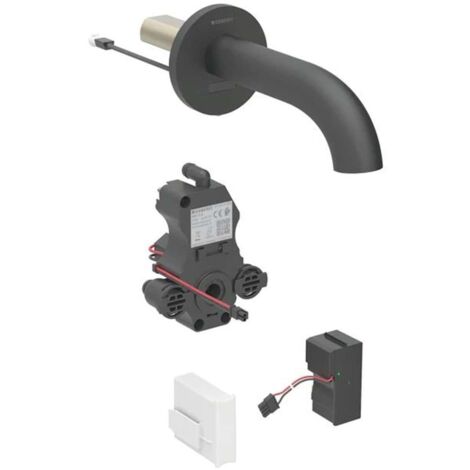 Geberit 116282141 Piave robinet de chasse WT, montage mural, alimentation secteur (1/2)