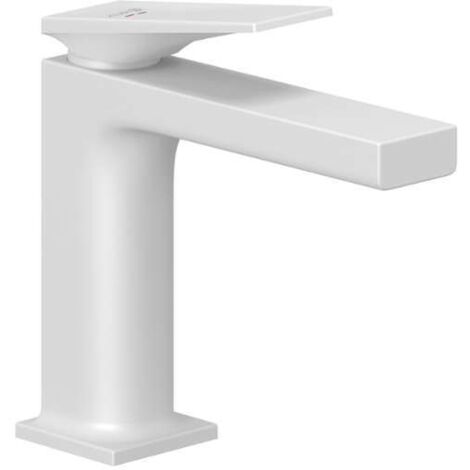 Kludi Decus - Mitigeur de lavabo avec bonde Push-Open, blanc mat 542885375 (1/2)