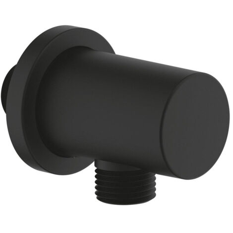 GROHE 22118KF0 Coude de raccordement mural Rainshower 22118 rosace ronde noir phantom (1/5)