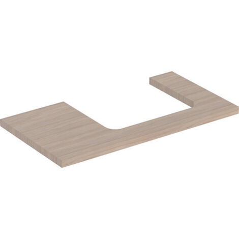 Geberit 505323005 Plaque ONE WT, découpe droite, pour AWT (1/2)