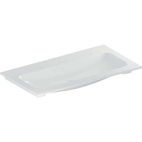 Geberit iCon lavabo pour meubles, sans trou pour robinetterie, (1/4)
