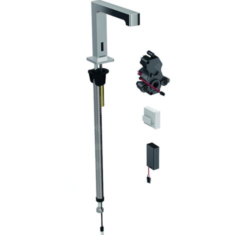 Geberit 116193211 Robinet Brenta WT, montage sur pied, batterie (1/3)