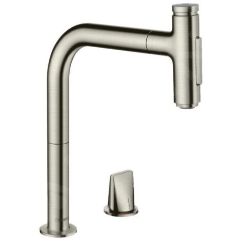 HANSGROHE 73819800 Mitigeur 2 trous SPTM 200 Metris Select M71 (1/5)