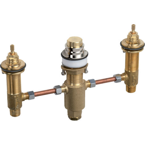 AXOR 15484180 Corps de base pour robinetterie de baignoire 3 trous Axor (1/2)