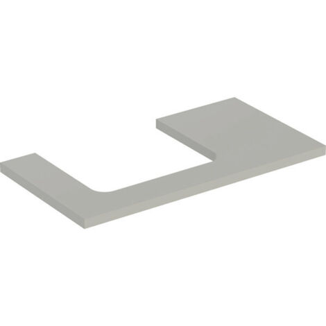 Geberit 505303007 plaque ONE WT, découpe gauche, pour AWT (1/2)