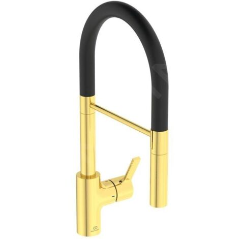 Ideal Standard BD417A2 Mitigeur de cuisine Gusto bec mobile 225 mm Semi-Pro (1/5)