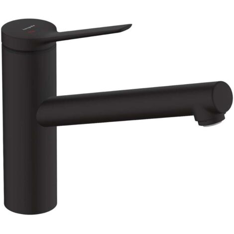 Hansgrohe Zesis M33 - Mitigeur d'évier, CoolStart, noir mat 74813670 (1/2)