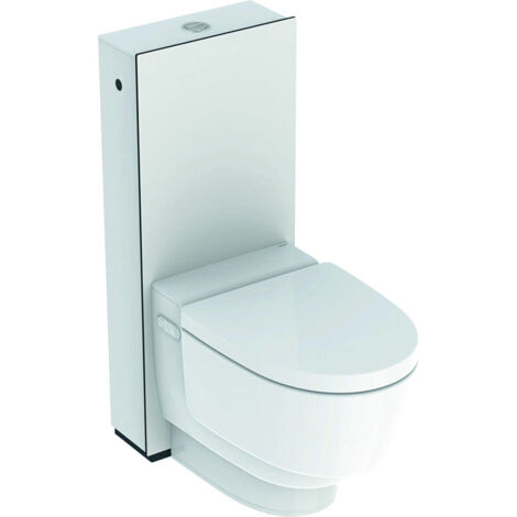 Geberit – WC broyeur AquaClean Mera Classic AP sur pied blanc – Technologie de nettoyage automatique – Pour espaces confinés – 146240 (1/5)