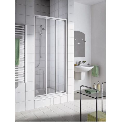 Kermi Porte coulissante Ibiza 2000 STD 0900x 1750 BV: 865-893 SIMG verre trempé Opaco (1/5)