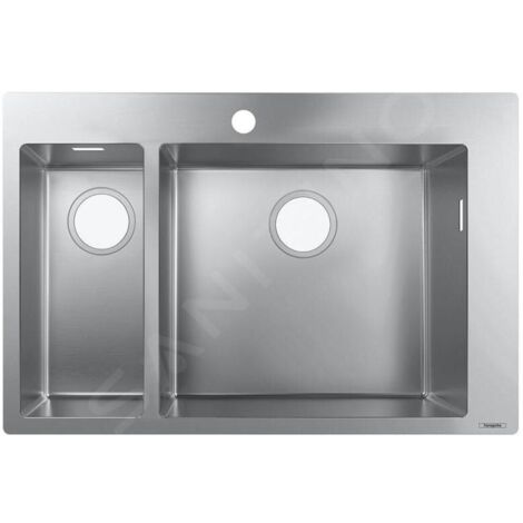 HANSGROHE 43309800 Évier encastré 180x450 (1/4)