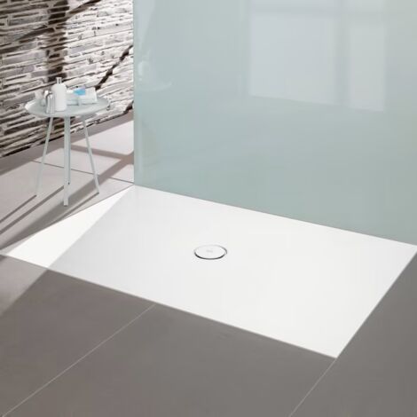 Villeroy & Boch – Receveur de douche antidérapant 140 x 90 cm – Céramique sanitaire blanche – Pose à encastrer – Classe B PN18 pour sécurité (1/5)