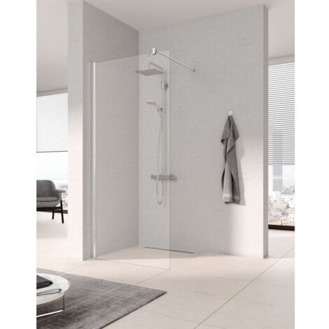 Kermi WALK-IN PEGA TWG 1000x 1850 BV : 980-1005 SIHG verre trempé transparent (1/5)