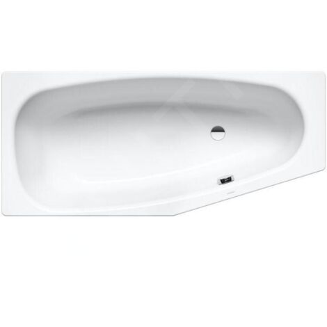 Kaldewei Advantage - Baignoire asymétrique Mini droite 834, 1570x700 mm, Perl-Effect, blanc 224400013001 (1/2)
