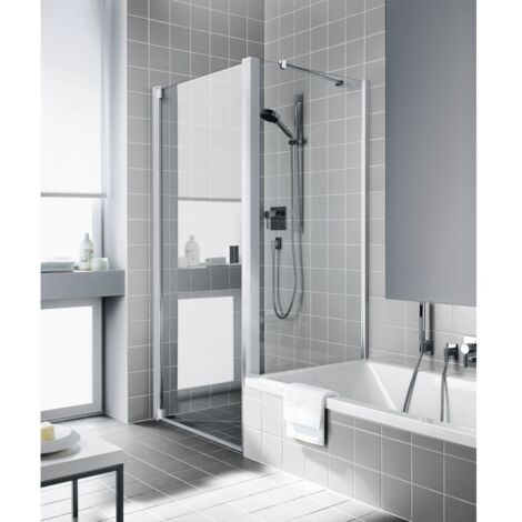 Kermi Paroi latérale Raya TVD 0800x 1600 BV : 775-795 SIMG verre trempé Opaco Clean (1/5)