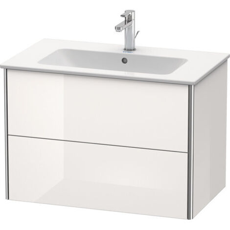 DURAVIT XS417208585 Meuble sous-lave-mains XSquare, 2 tiroirs, pour ME (1/3)