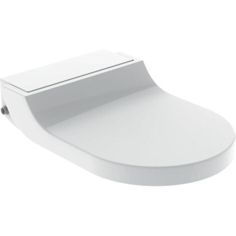 WC japonais Geberit AquaClean Tuma Comfort – Lunette à placer sur cuvette existante – Douchette intégrée – Chauffage de siège – Absorption des odeurs