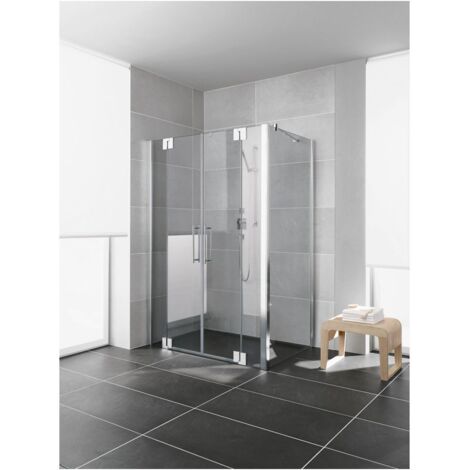 Kermi Porte battante Pasa XP PTF 1600x 1850 BV : 1550-1610 SIMG verre trempé transparent Clean (1/5)