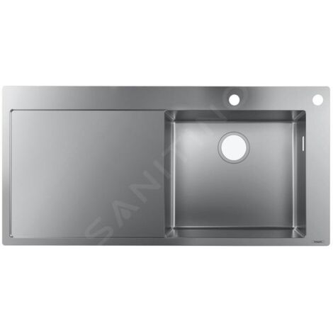 HANSGROHE 43307800 Évier encastrable 450 avec égouttoir (1/5)