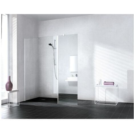 Kermi cadre fixe WALK-IN XB WIH 0500x 2000 BV : 500 SWS verre trempé transparent (1/5)