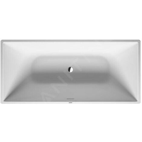 Duravit DuraSquare - Baignoire îlot, 1850x850 mm, DuraSolid, ClickClack, blanc 700430000000000