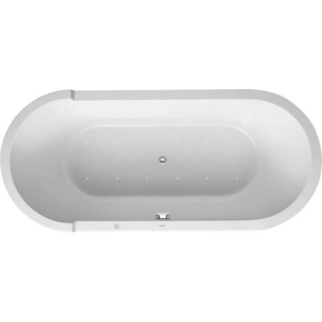 DURAVIT 760009000AS0000 Baignoire balnéo ovale Starck 1800x800 mm (1/2)